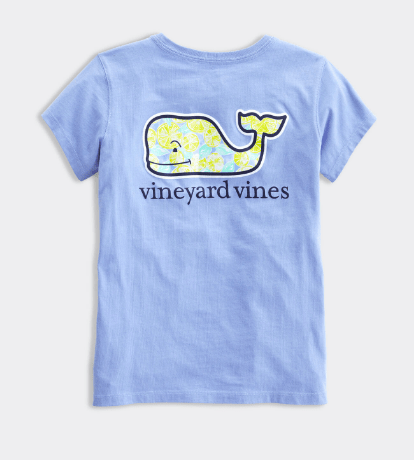  Hydrangea Vineyard Vines, Kids Citrus Whale Tee (Blue)