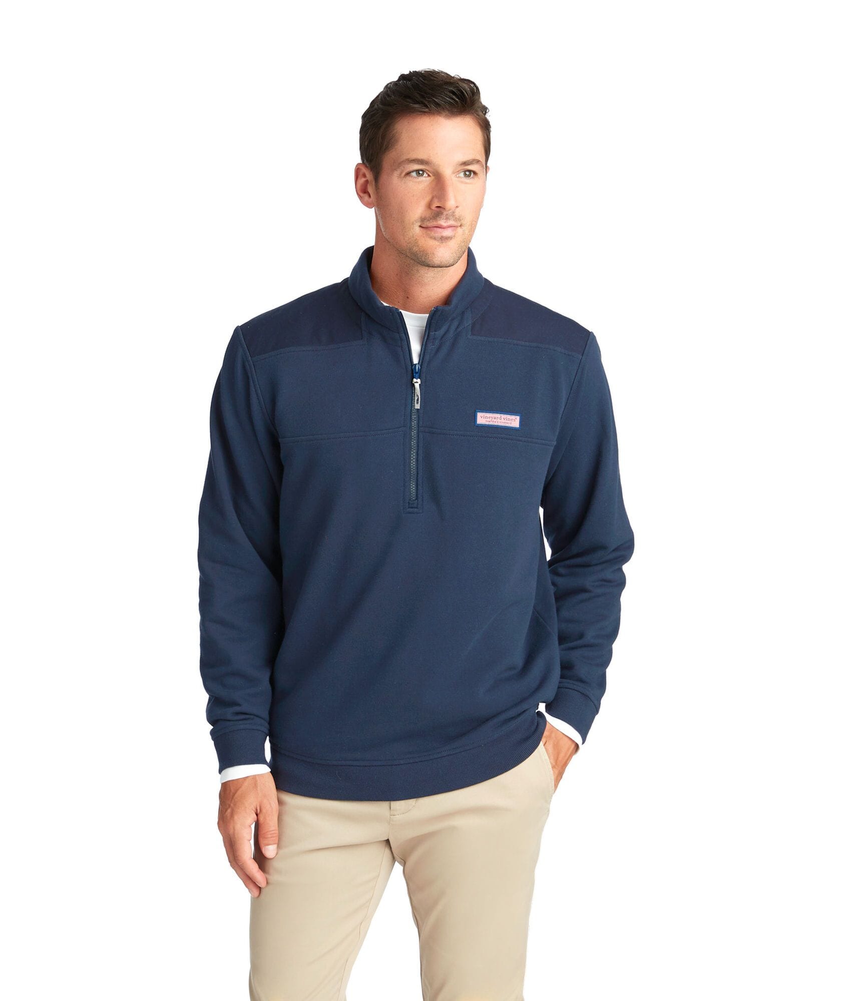  Navy Blue Vineyard Vines, Men's Collegiate Shep Shirt (Multiple Colors)