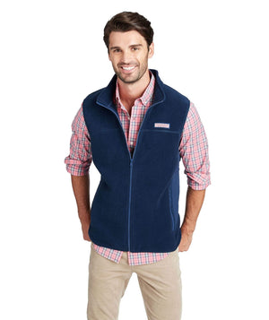 Vineyard Vines Men's Harbor Fleece Vest  Competitive Edge - Order promo  products online in Stevensville, Michigan United States