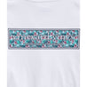 Vineyard Vines, Men's Floral Logo Box Long Sleeve Pocket Tee Shirt (White)
