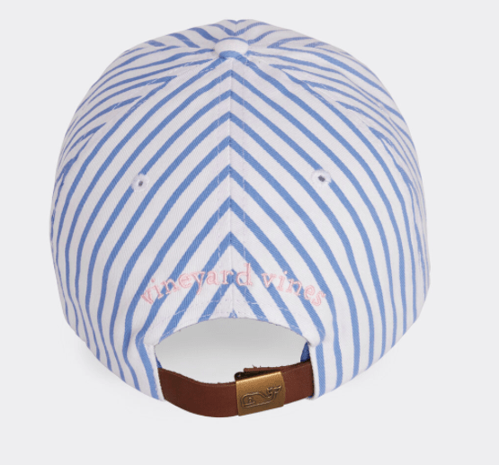 Vineyard Vines Women s Bahamas Scene Stripe Hat Hydrangea Blue