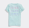Vineyard Vines, Women's Logo Pocket Tee Shirt (Crystal Blue)