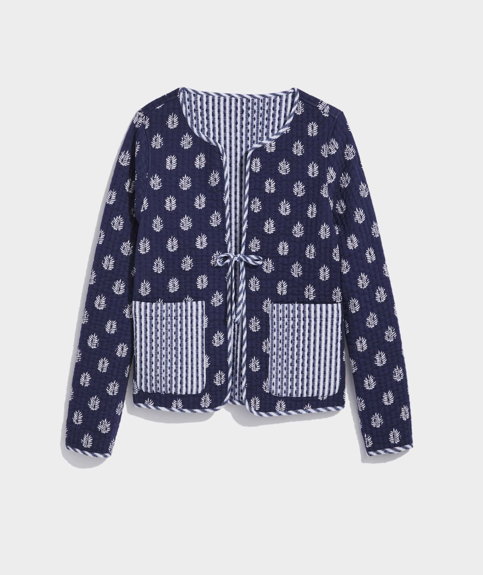 Vineyard Vines, Palm Leaf Quilted Jacket | Global Pursuit