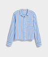 Vineyard Vines, Women's Stripe Gauze Breezy Button Down Shirt