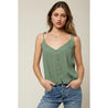 Women's, O'Neill May Solid Tank, Green